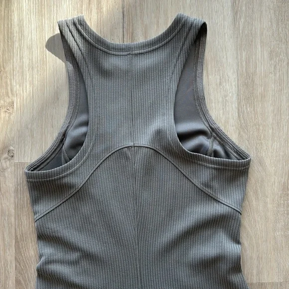 Lululemon Ribbed Softstreme Slim-Fit Tank Dress sz 4 - Picture 6 of 12